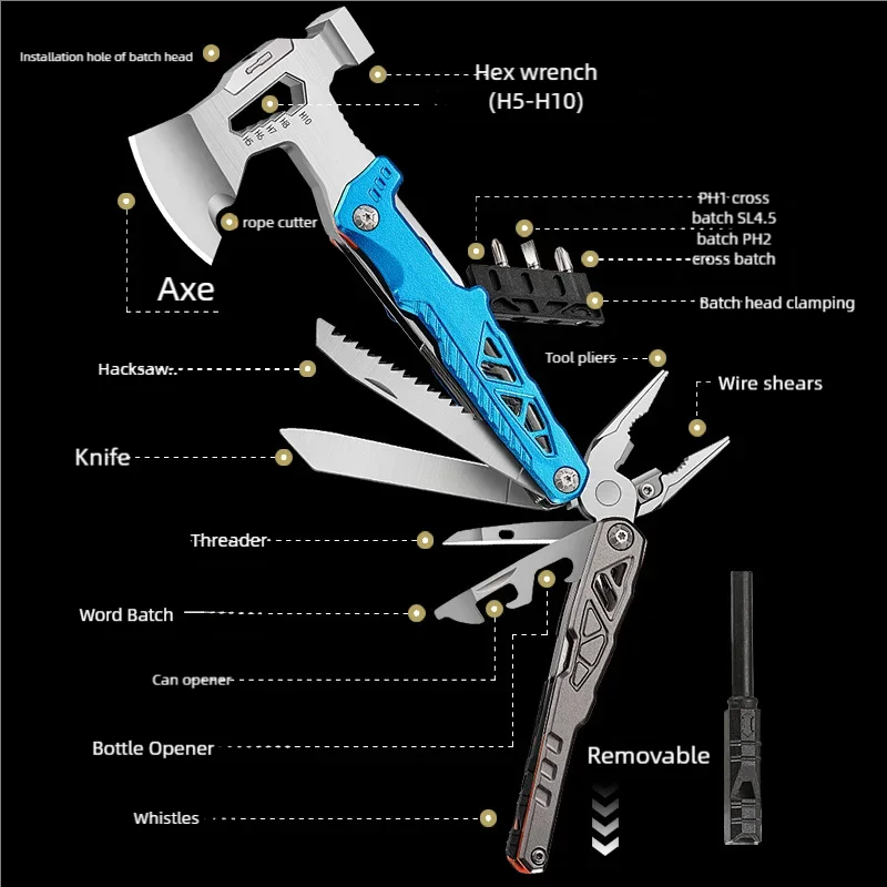 17 In 1 Multifunctional Axe